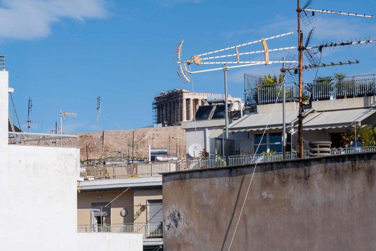 Acropolis View Vintage Style Apartment In Koukaki Athene Buitenkant foto