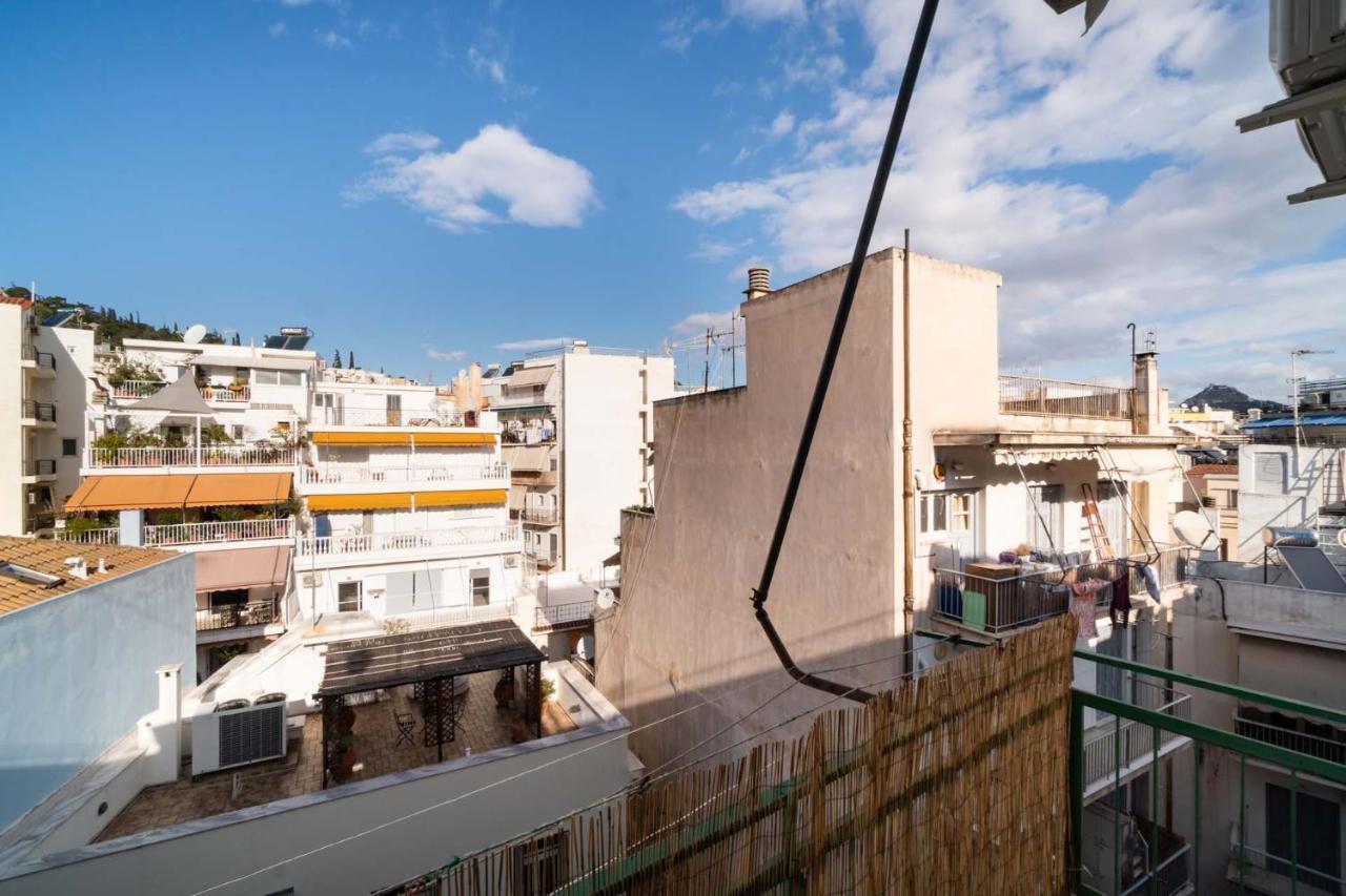 Acropolis View Vintage Style Apartment In Koukaki Athene Buitenkant foto